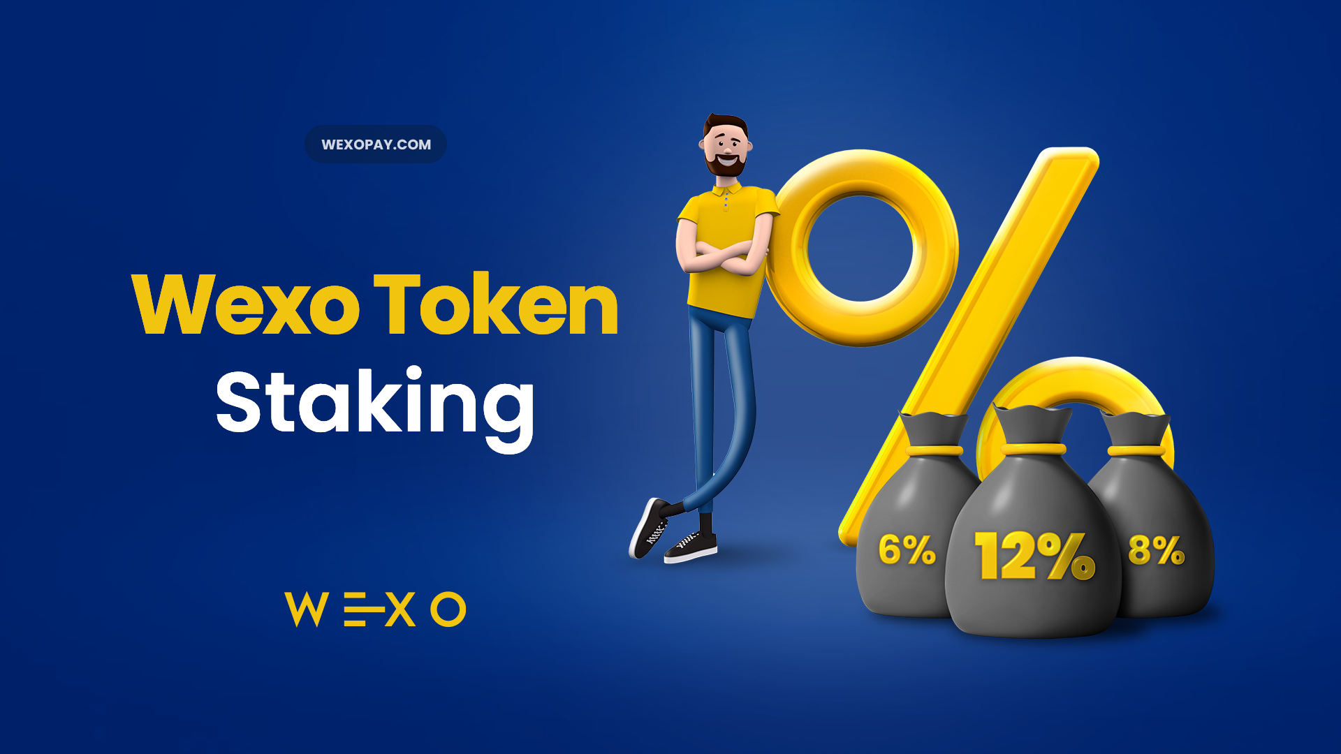 Presale staking: Ročné zhodnotenie už od 500 WEXO Tokenov