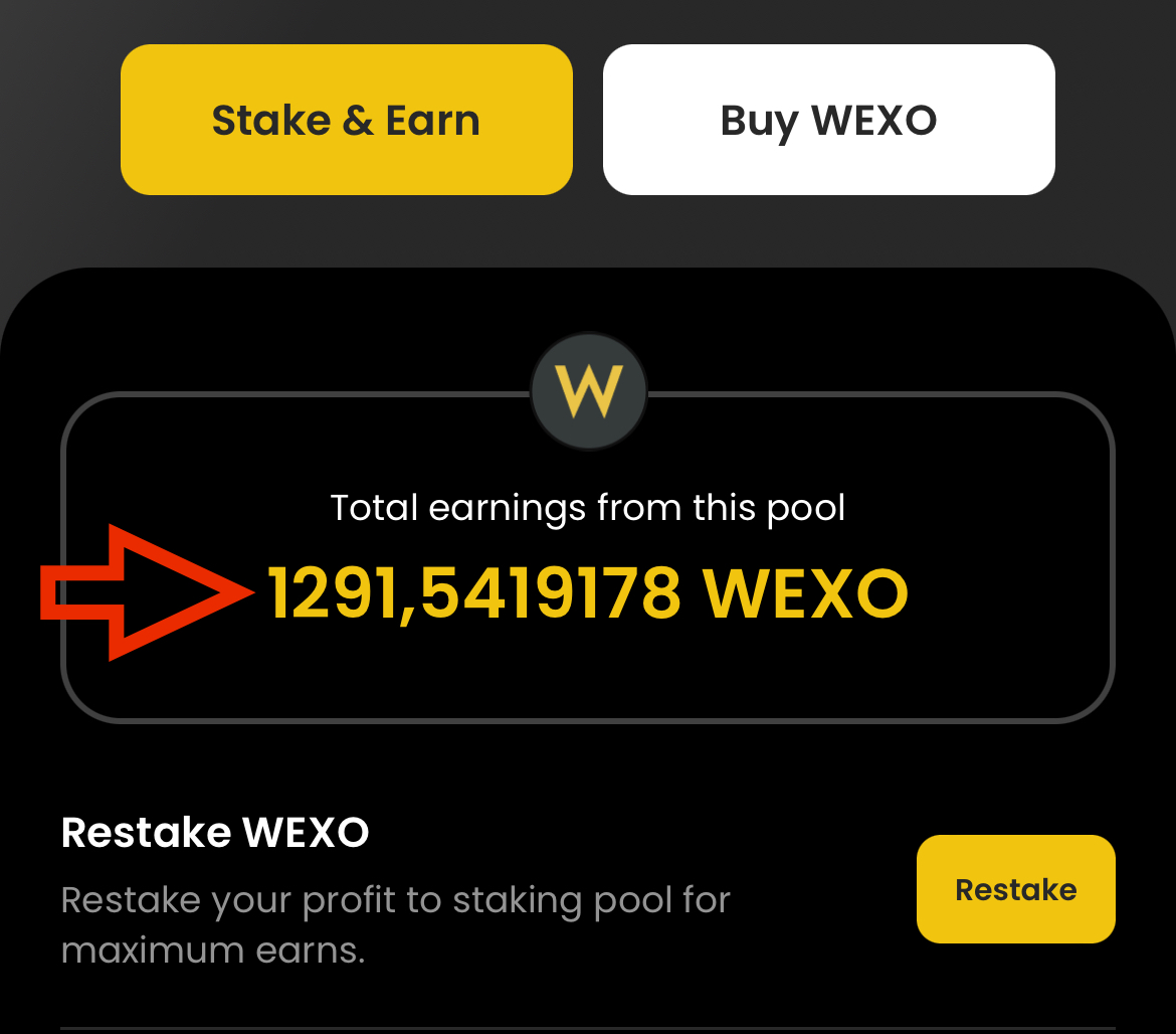 Wexo Earnings